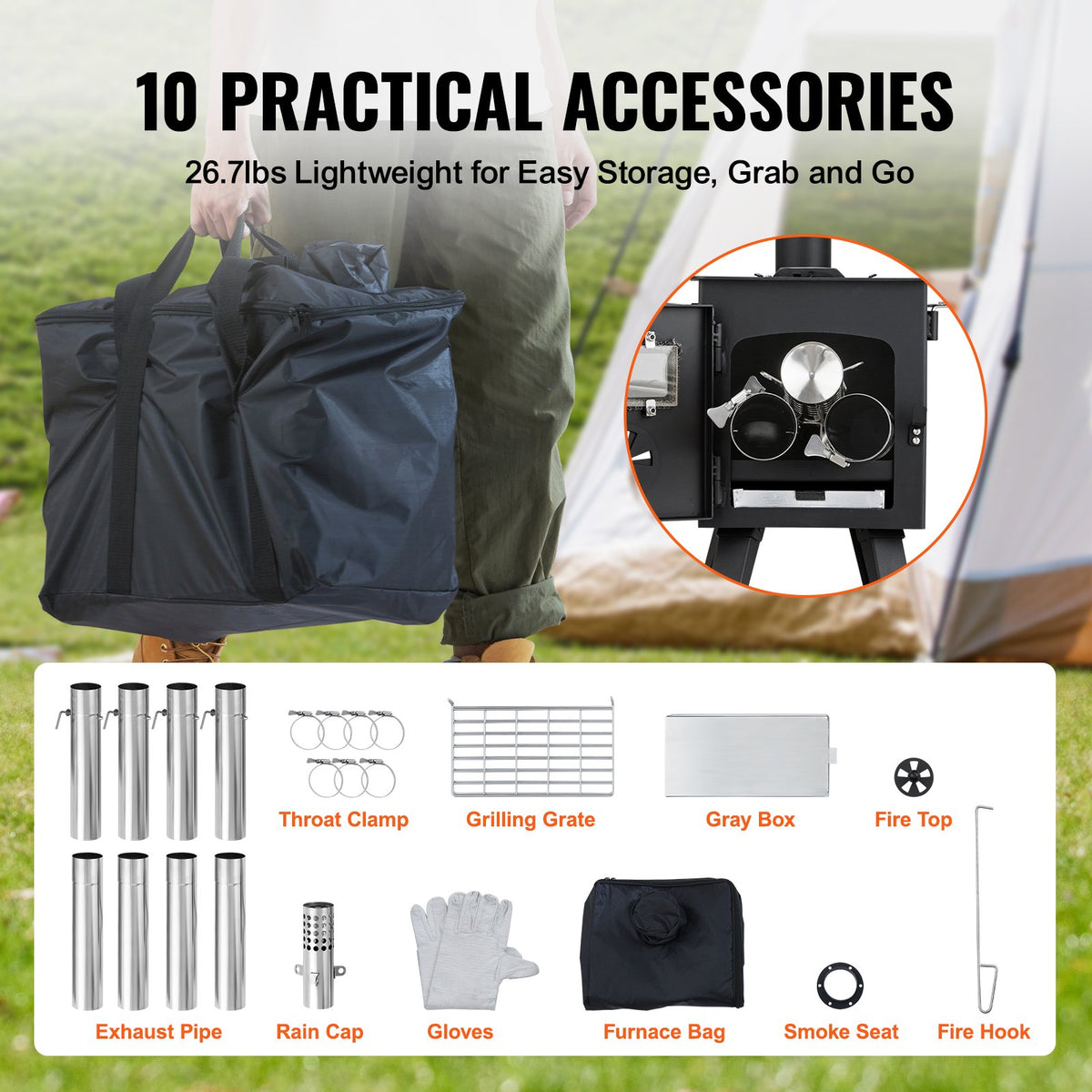 VEVOR Wood Stove