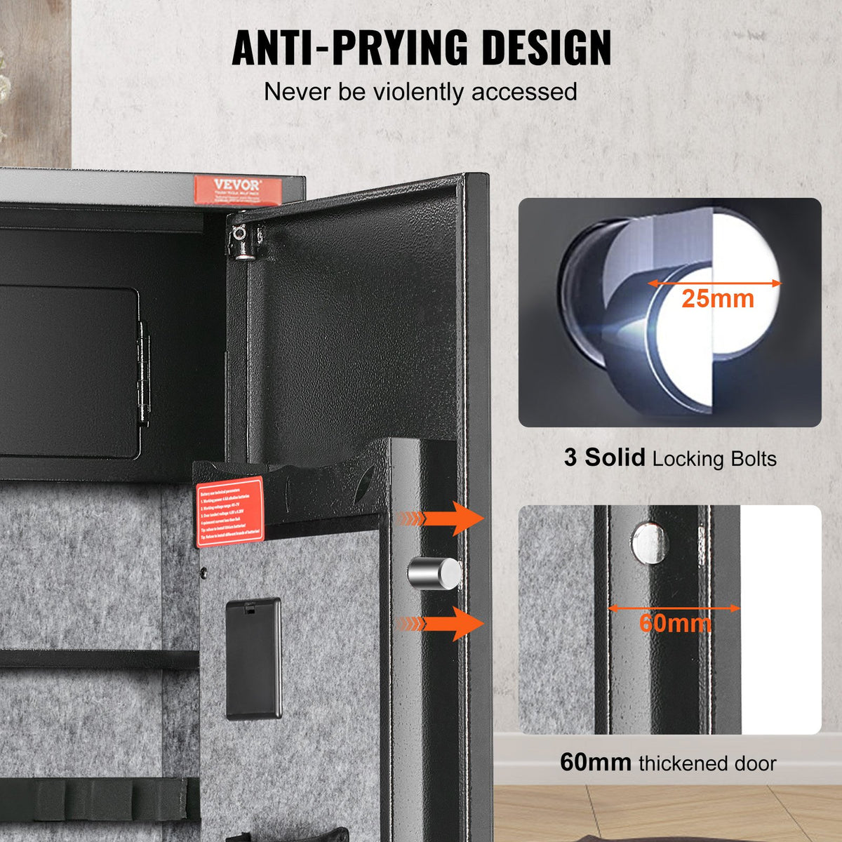 VEVOR 6 Rifles Gun Safe