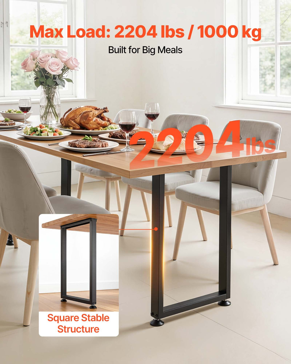 VEVOR Table Legs