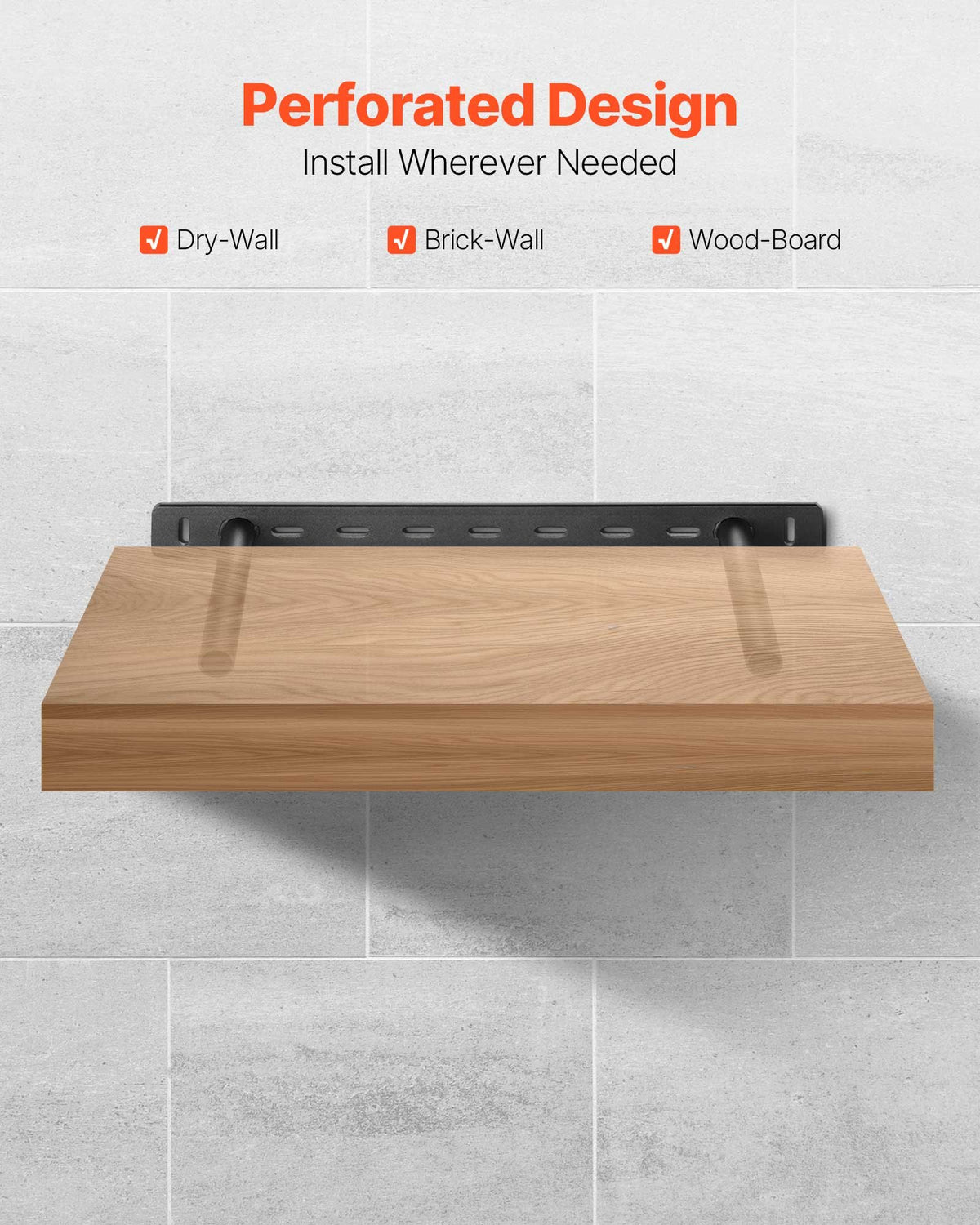 VEVOR Floating Shelf Brackets 2 Pcs