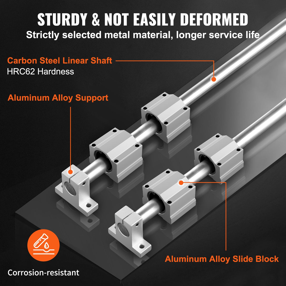 VEVOR Linear Guide Rail Set