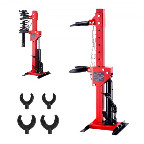 VEVOR Strut Spring Compressor, 4.5 Ton/4499.6 kg Hydraulic Jack Capacity, 1 Ton Rated Compression Force, Auto Strut Coil Spring Compressor Tool, Hydraulic Spring Compressor for Strut Spring Removing
