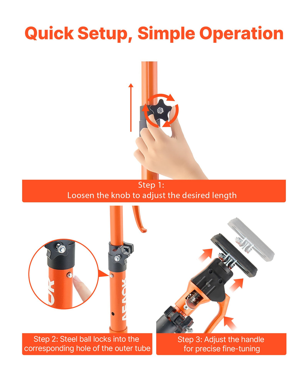 VEVOR Cabinet Jack Support Pole