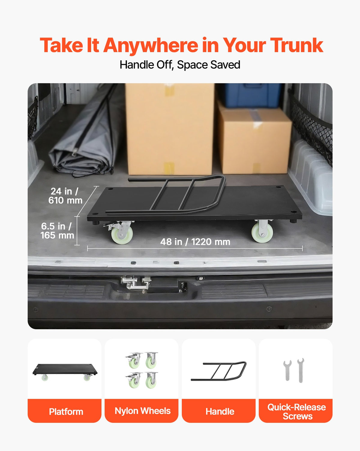 VEVOR Heavy Duty Platform Truck