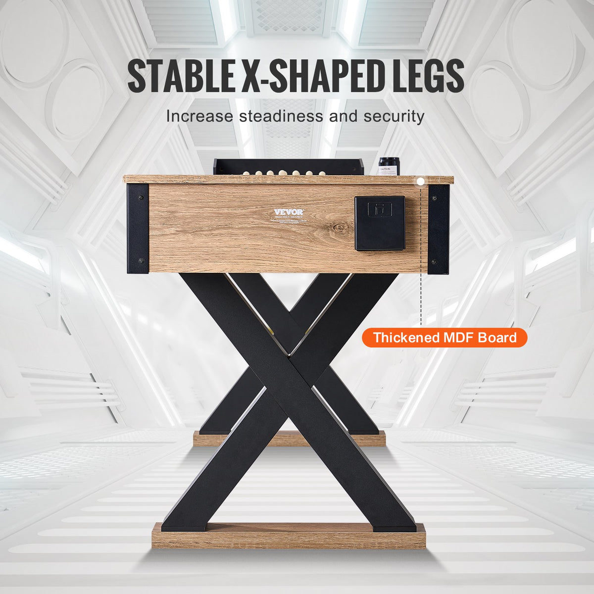 VEVOR 274.3 cm Shuffleboard Table 2 in 1 Shuffleboard and Bowling Combo Game Set