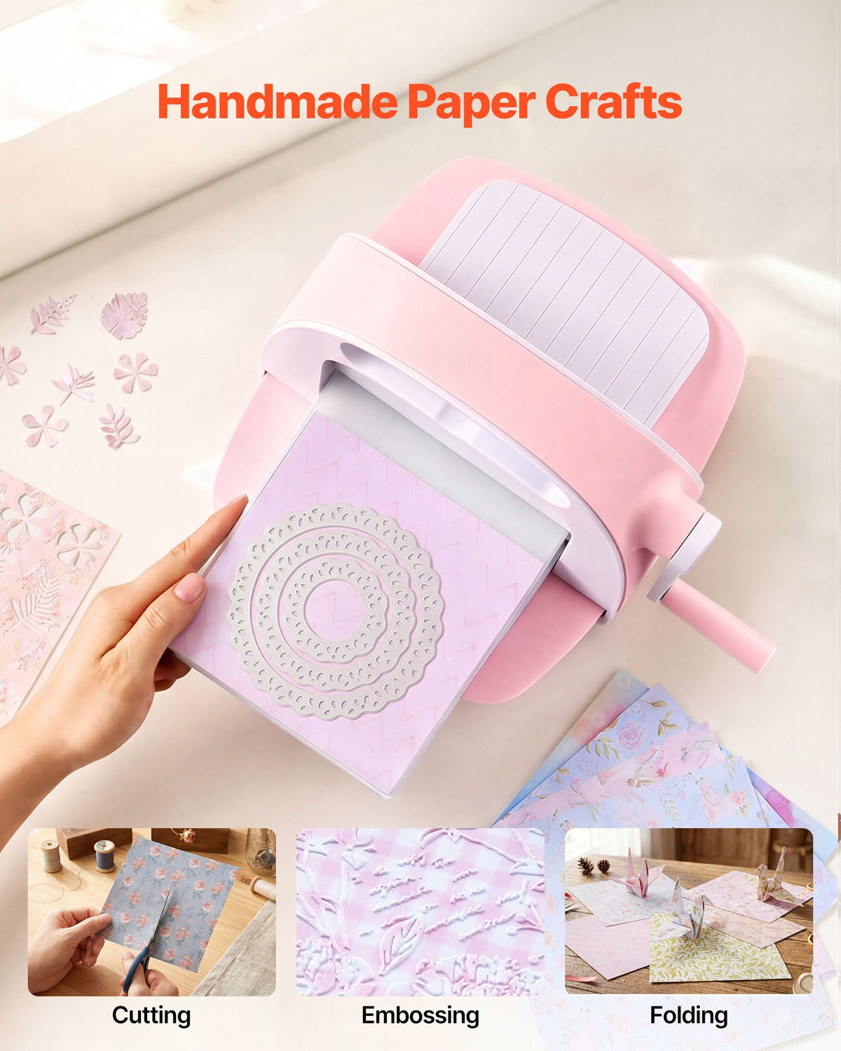 VEVOR Scrapbook Paper, 72 Sheets, 152 mm Mixed Special Patterned Paper Set for VEVOR Die Cutting and Embossing Machine, Vibrant Color, for Decorations, Scrapbooking, Card Making, and DIY Crafting