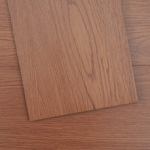 VEVOR Self Adhesive Vinyl Floor Tiles 36 x 6 inch, 36 Tiles 2.5mm Thick Peel & Stick, Deep Brown Wood Grain DIY Flooring for Kitchen, Dining Room, Bedrooms & Bathrooms, Easy for Home Decor