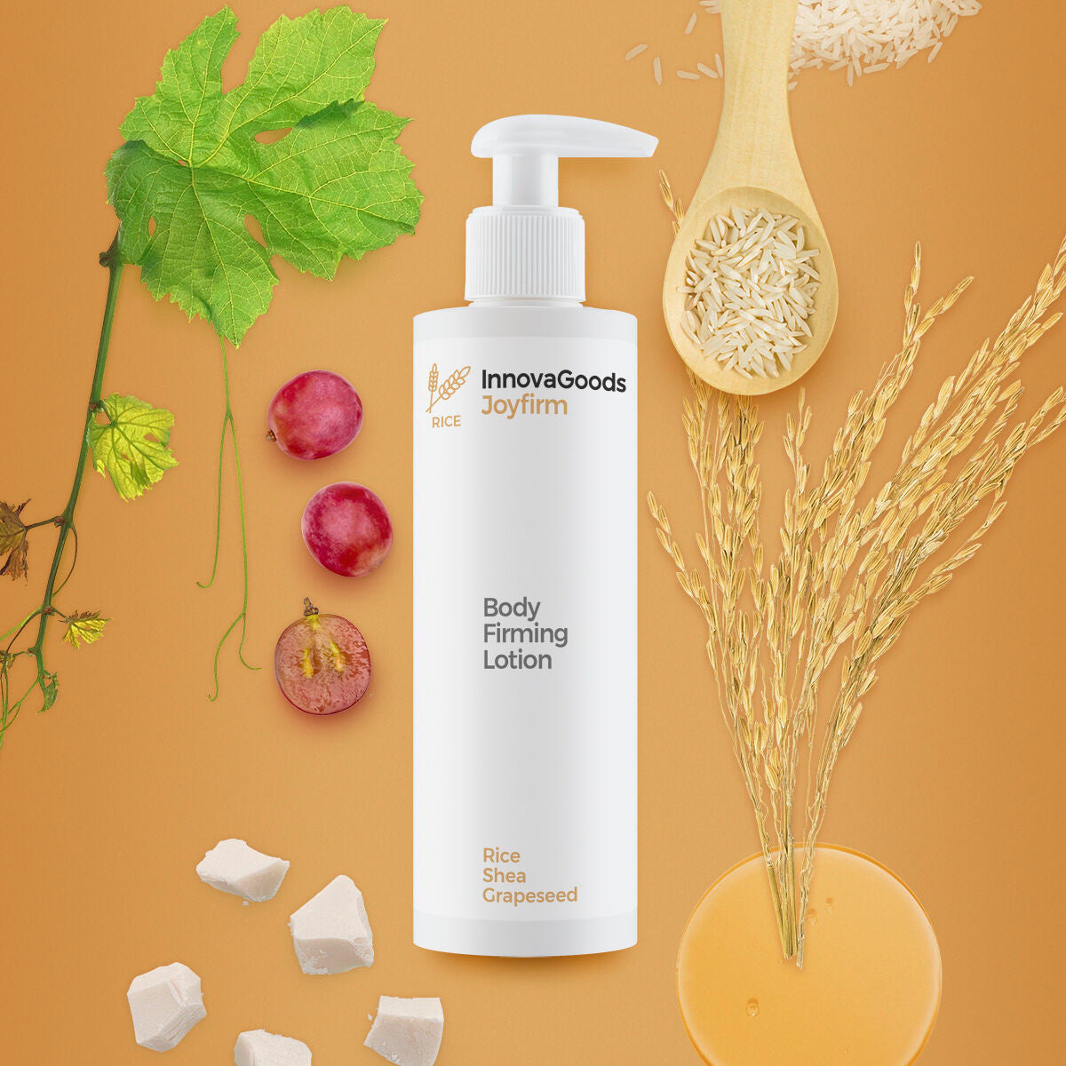 Συσφικτική Λοσιόν Σώματος Rice Joyfirm InnovaGoods 250 ml