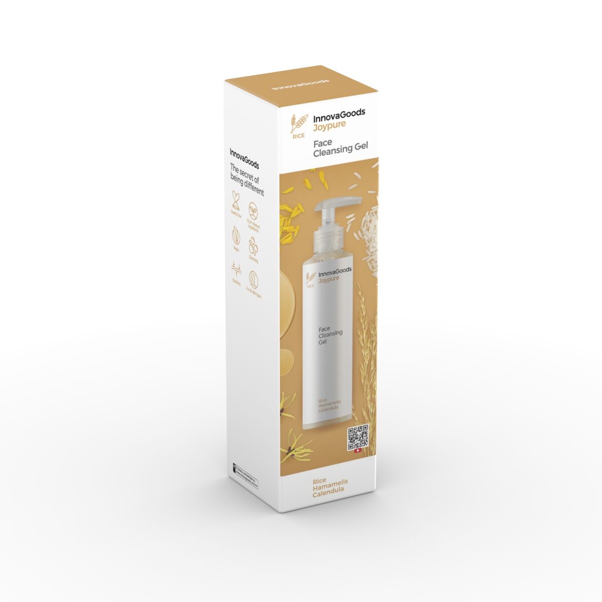 Τζελ Καθαριστικό Προσώπου Rice Joypure InnovaGoods 200 ml