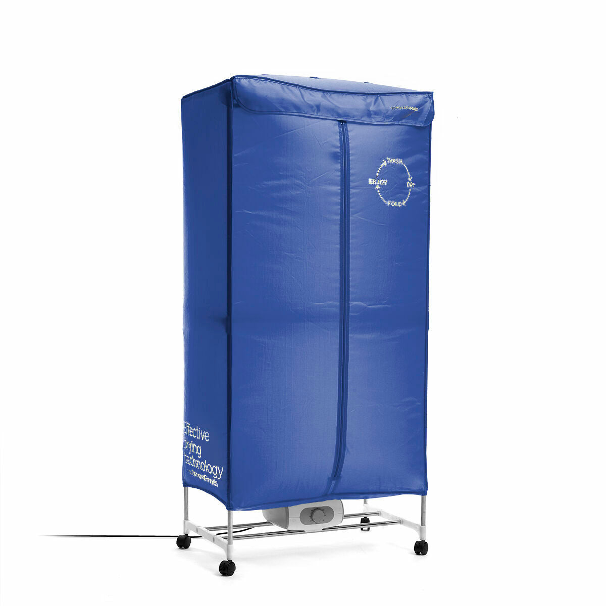2 Υψηλό Φορητό Ηλεκτρικό Στεγνωτήριο Dupledry Blue InnovaGoods 1200 W