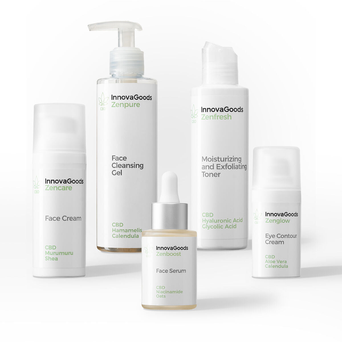 Πακέτο Ρουτίνας Προσώπου CBD InnovaGoods