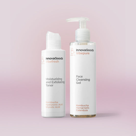 Διπλό Πακέτο Καθαρισμού Προσώπου Kombucha InnovaGoods