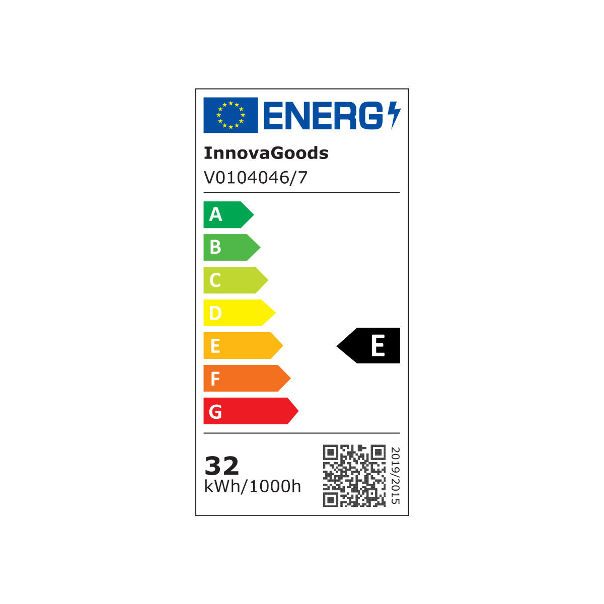 Ανεμιστήρας οροφής με φως LED, 4 αναδιπλούμενα πτερύγια και τηλεχειριστήριο InnovaGoods