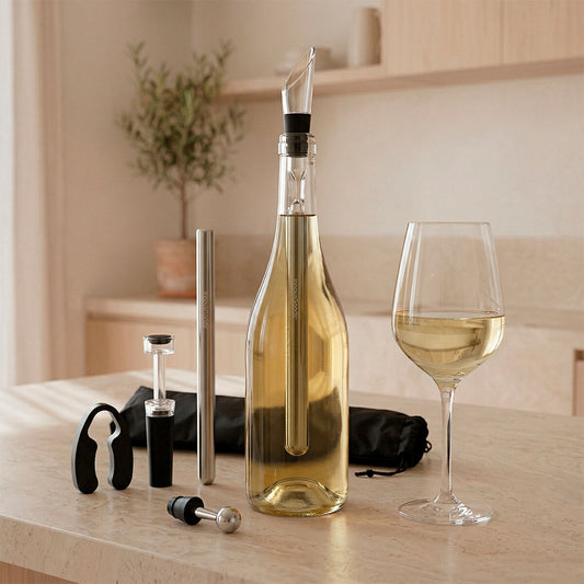 σετ από αξεσουάρ κρασιού Vino Chillour InnovaGoods 7 Τεμάχια