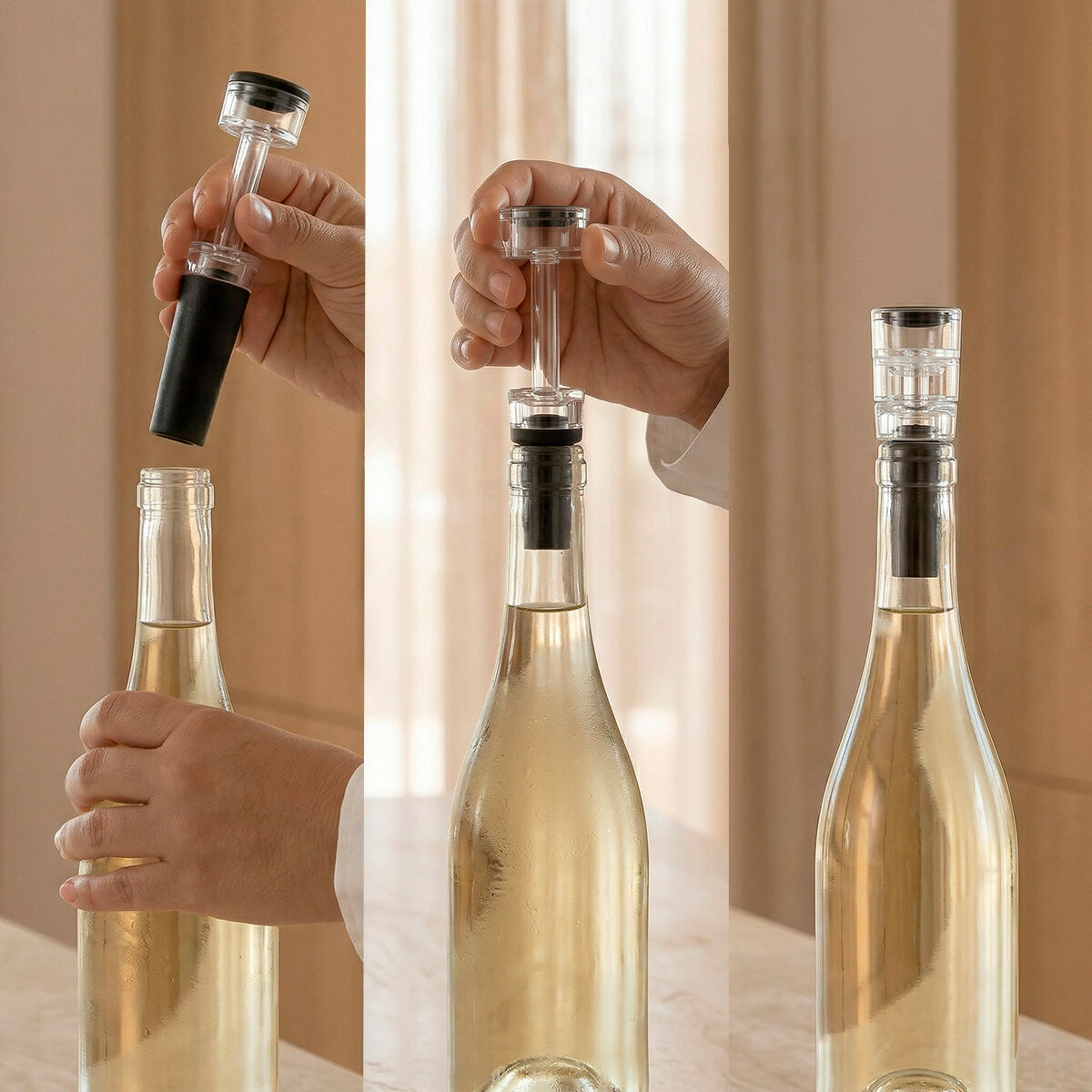 σετ από αξεσουάρ κρασιού Vino Chillour InnovaGoods 7 Τεμάχια