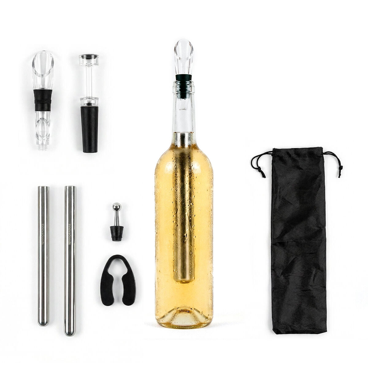 σετ από αξεσουάρ κρασιού Vino Chillour InnovaGoods 7 Τεμάχια